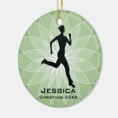 Personalisiert Jogger Runner Ornament (Links)