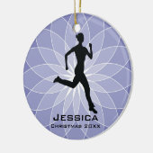 Personalisiert Jogger Runner Ornament (Links)