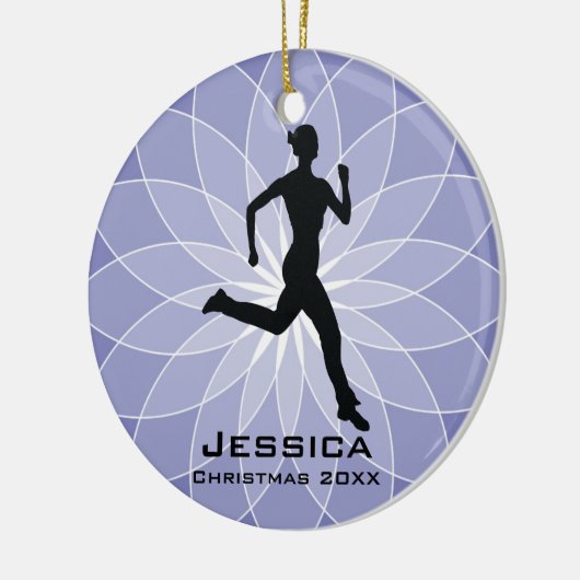 Personalisiert Jogger Runner Ornament (Links)