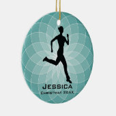 Personalisiert Jogger Runner Ornament (Rechts)