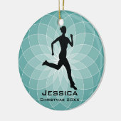 Personalisiert Jogger Runner Ornament (Links)