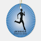Personalisiert Jogger Runner Ornament (Links)