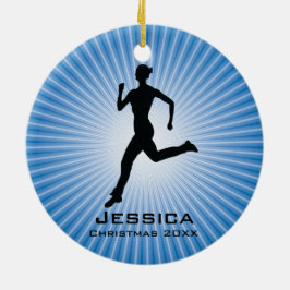 Personalisiert Jogger Runner Ornament