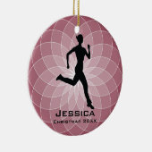Personalisiert Jogger Runner Ornament (Rechts)