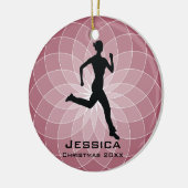 Personalisiert Jogger Runner Ornament (Links)