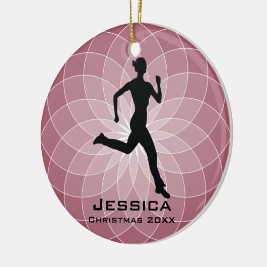Personalisiert Jogger Runner Ornament (Links)