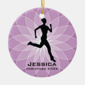 Personalisiert Jogger Runner Ornament (Vorne)