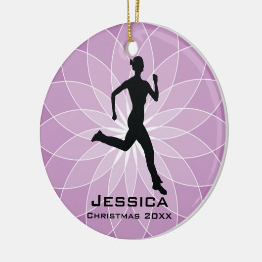 Personalisiert Jogger Runner Ornament (Links)