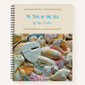 Personalisiert Journal Florida Seashells Notizblock (Vorderseite)