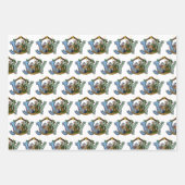 Personalisiert Joy Baby Jesus Religiöse Weihnachte Geschenkpapier Set (Vorderseite 2)