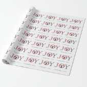 Personalisiert Joy Elegante Weihnachten Geschenkpapier (Ungerollt)