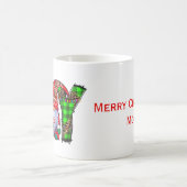 Personalisiert Joy Gnomes Frohe Weihnachtsgeschenk Kaffeetasse (Mittel)