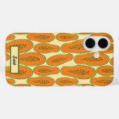 Personalisiert Juicy Papaya Case-Mate iPhone Hülle (Rückseite (Horizontal))
