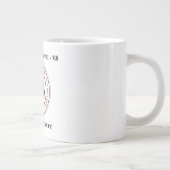 + PERSONALISIERT JUMBO White 20 oz Tasse w/PMC SIE (Rechts)