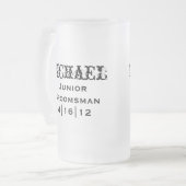 Personalisiert Junior Trauzeuge Tasse (Vorderseite Links)