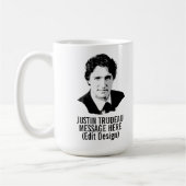 PERSONALISIERT JUSTIN TRUDEAU KAFFEETASSE (Links)