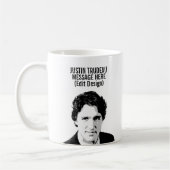 PERSONALISIERT JUSTIN TRUDEAU KAFFEETASSE (Links)