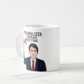 PERSONALISIERT JUSTIN TRUDEAU KAFFEETASSE (Vorderseite Links)