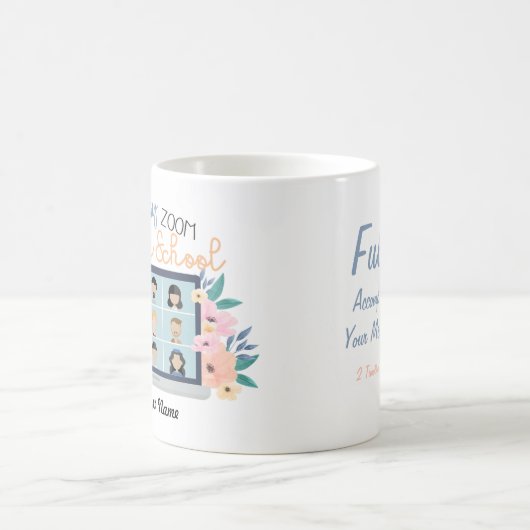 Personalisiert JW Happy Zoom Pioneer School 2022 C Kaffeetasse (Mittel)