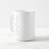 Personalisiert Kaffeetasse (Vorderseite Links)