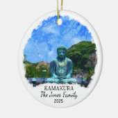 Personalisiert Kamakura-Ornament, Japan Keramik Ornament (Links)
