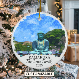 Personalisiert Kamakura-Ornament, Japan Keramik Ornament