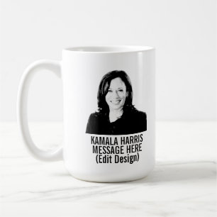 Personalisiert Kamala Harris Kaffeetasse