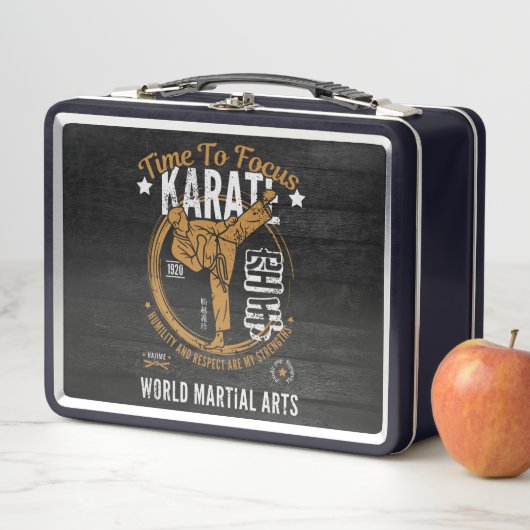 Personalisiert Karate Lunchbox (Beispiel)