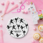 Personalisiert Karate / Taekwondo / Judo Geburtsta Pappteller (Party)