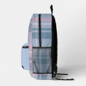 Personalisiert Kariert Bedruckter Rucksack (Rechts)