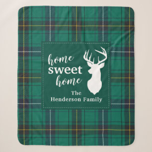 Personalisiert Kariert Holiday Tartan Clan Henders Sherpadecke