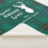 Personalisiert Kariert Holiday Tartan Clan Henders Sherpadecke (3/4)