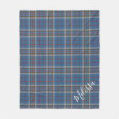 Personalisiert Karierte Clan Thompson Tartan Fleecedecke (Vorderseite)