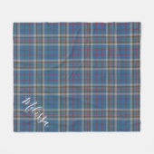 Personalisiert Karierte Clan Thompson Tartan Fleecedecke (Vorderseite (Horizontal))