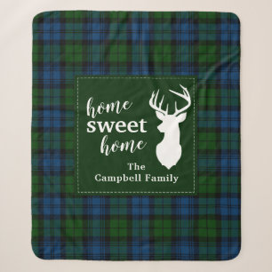 Personalisiert Karierter Clan Campbell Military Ta Sherpadecke