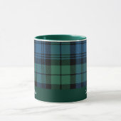 Personalisiert Karierter Clan Campbell Tartan Kaff Tasse (Zentrum)