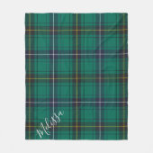 Personalisiert Karierter Clan Henderson Tartan Nam Fleecedecke (Vorderseite)
