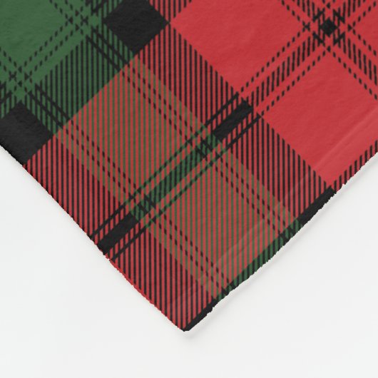 Personalisiert Karierter Clan Kerr Tartan Muster Fleecedecke (Ecke)