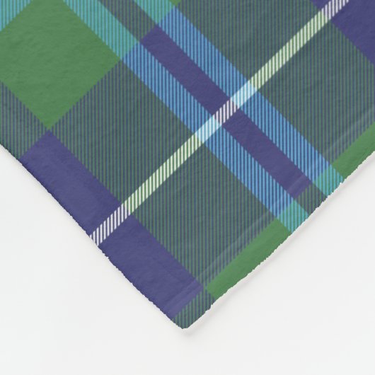 Personalisiert Karierter Urlaub Clan Douglas Tarta Fleecedecke (Ecke)