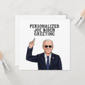 Personalisiert Karte (Vorderseite/Rückseite Beispiel)