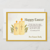 Personalisiert-katholischer Ostern Feiertagskarte (Vorderseite)