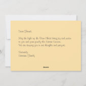 Personalisiert-katholischer Ostern Feiertagskarte (Rückseite)