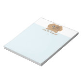 Personalisiert Kawaii Animal - Hund Notizblock (Rotiert)