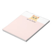 Personalisiert Kawaii Animal - Kitten Notizblock (Rotiert)