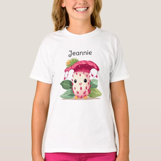 Personalisiert Kawaii Cartoon Kindergarten Graduat T-Shirt (Vorderseite)