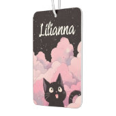 Personalisiert Kawaii Cat Autolufterfrischer (Links)