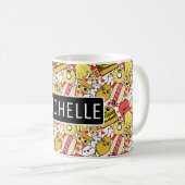 Personalisiert Kawaii Food Kaffeetasse (VorderseiteRechts)