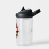 Personalisiert Kawaii Girl aß Ramen Trinkflasche (Links)