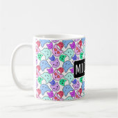 Personalisiert Kawaii Kitty Kaffeetasse (Links)