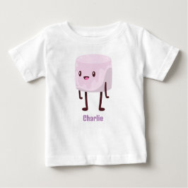Personalisiert Kawaii Marshmallow Baby T - Shirt